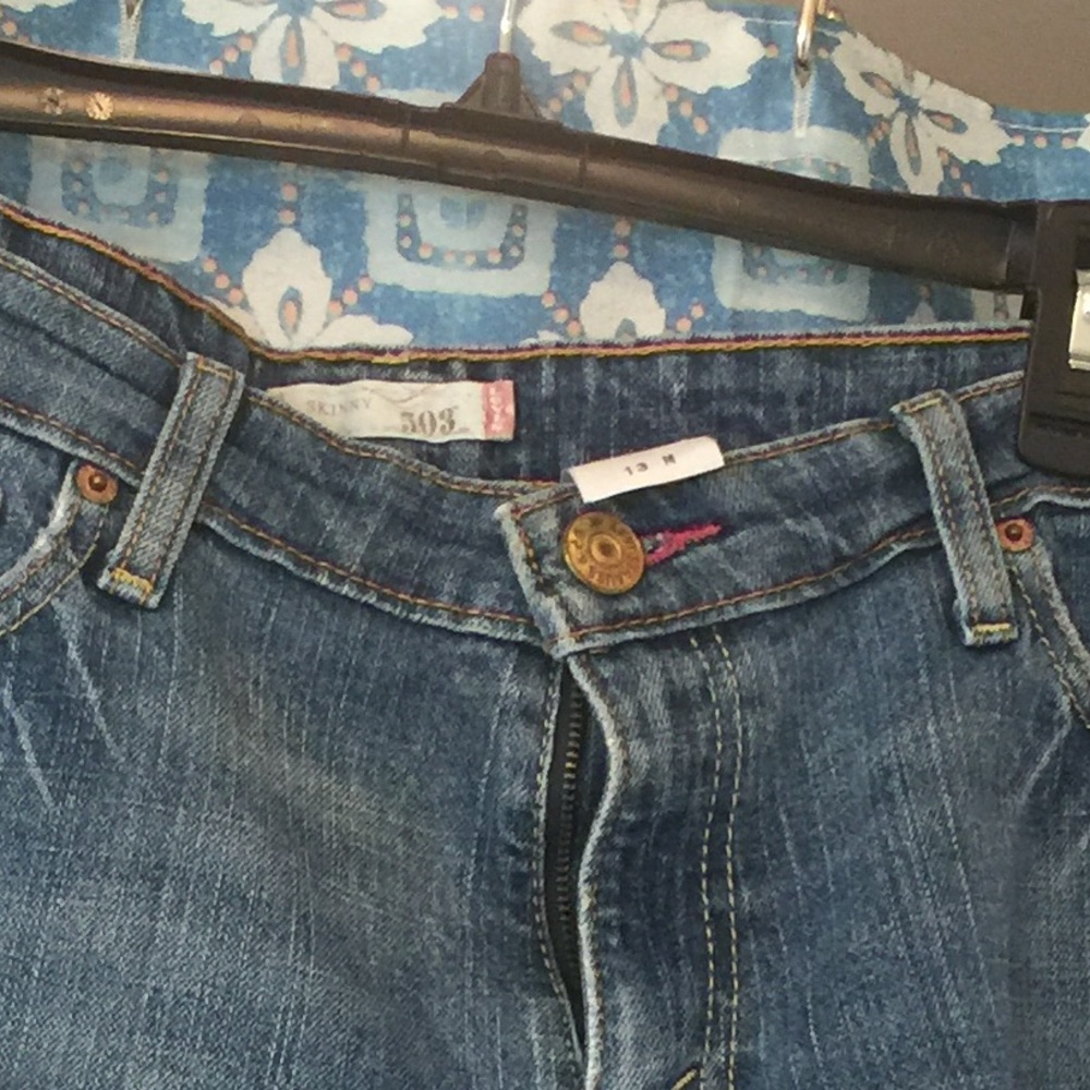 🌅♻️🌍Levi’s Jean Shorts/Cut off Skinny Jeans✂️👖 - Picture 9 of 9